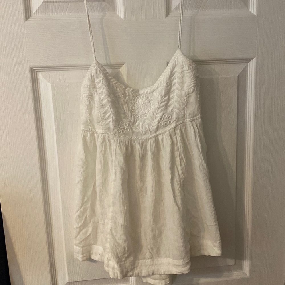 Women’s Free People White tank tops
